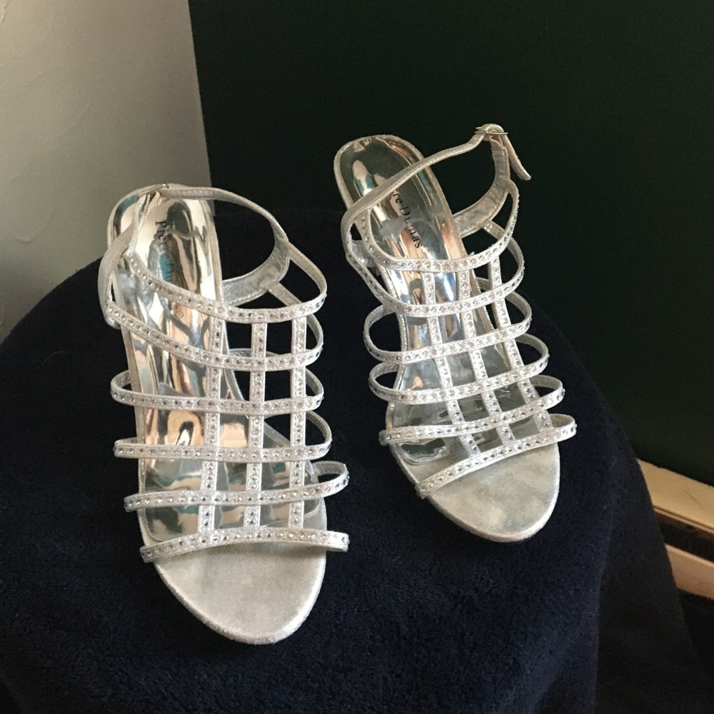 Silver heels